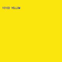 FAE60B - Vivid Yellow color image preview