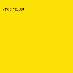FCE107 - Vivid Yellow color image preview