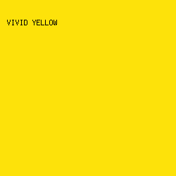 FDE20A - Vivid Yellow color image preview