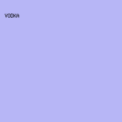 B7B6F6 - Vodka color image preview