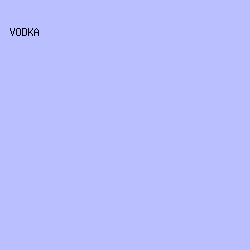 B9BFFF - Vodka color image preview