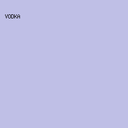 BFBFE6 - Vodka color image preview