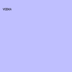 BFBFFF - Vodka color image preview