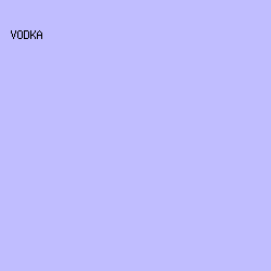 C0BDFF - Vodka color image preview
