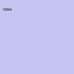 C4C4F0 - Vodka color image preview