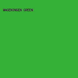 36af35 - Wageningen Green color image preview