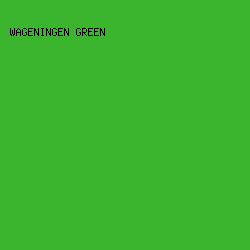 3CB52E - Wageningen Green color image preview