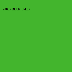 43B52D - Wageningen Green color image preview