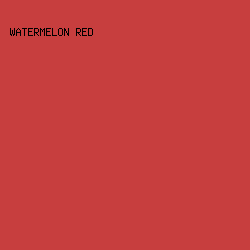 C73E3E - Watermelon Red color image preview