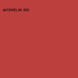 bc3f3e - Watermelon Red color image preview