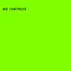 7FFF00 - Web Chartreuse color image preview