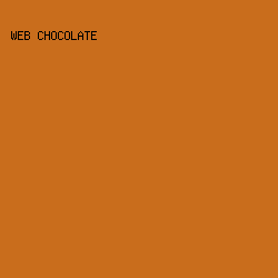 C96D1C - Web Chocolate color image preview