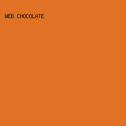 DE7222 - Web Chocolate color image preview