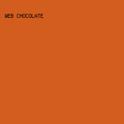 d35d1f - Web Chocolate color image preview
