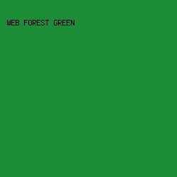 1c8c37 - Web Forest Green color image preview