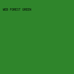 2F852B - Web Forest Green color image preview