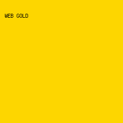 fdd600 - Web Gold color image preview