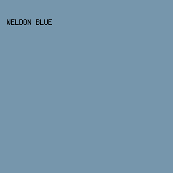 7696ac - Weldon Blue color image preview