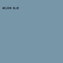 7796A8 - Weldon Blue color image preview