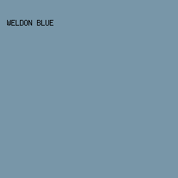 7896A8 - Weldon Blue color image preview