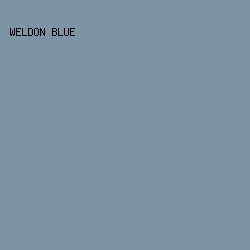 7C94A3 - Weldon Blue color image preview