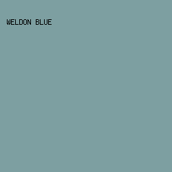 7D9FA1 - Weldon Blue color image preview