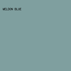 7F9F9F - Weldon Blue color image preview