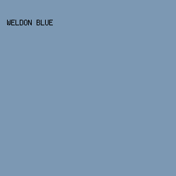7c98b3 - Weldon Blue color image preview
