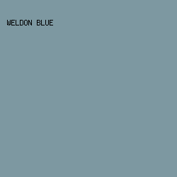 7d98a1 - Weldon Blue color image preview