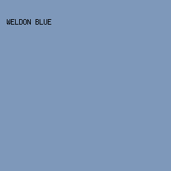 7e98ba - Weldon Blue color image preview