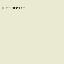 EAEAD3 - White Chocolate color image preview