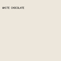 EDE7DC - White Chocolate color image preview