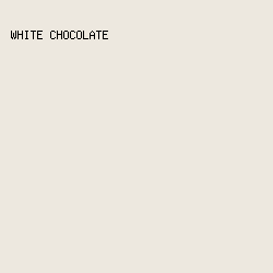 EDE8DF - White Chocolate color image preview