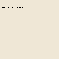 EFE7D6 - White Chocolate color image preview