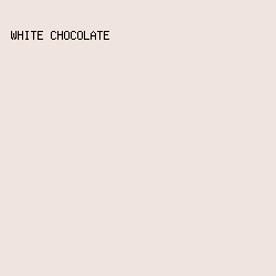F0E4DE - White Chocolate color image preview