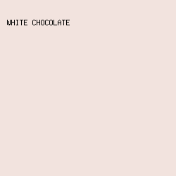 F2E3DE - White Chocolate color image preview