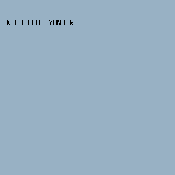 98b1c4 - Wild Blue Yonder color image preview