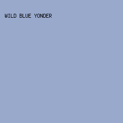 99A9CC - Wild Blue Yonder color image preview