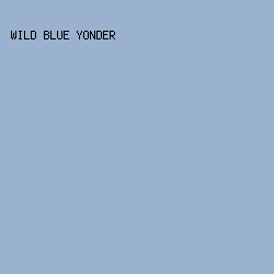 9BB2CE - Wild Blue Yonder color image preview