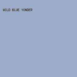 9DADC9 - Wild Blue Yonder color image preview