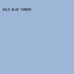 9DB5D6 - Wild Blue Yonder color image preview