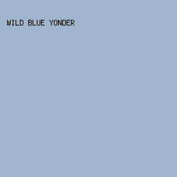 9FB5CD - Wild Blue Yonder color image preview