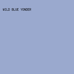 9aa9ce - Wild Blue Yonder color image preview