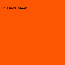 fd5602 - Willpower Orange color image preview