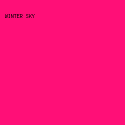 FF0F77 - Winter Sky color image preview