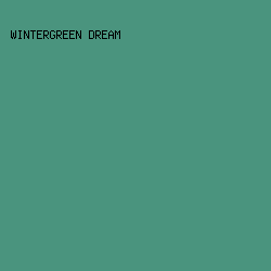 4A947E - Wintergreen Dream color image preview