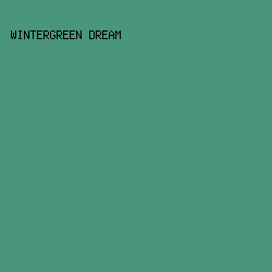 4A967A - Wintergreen Dream color image preview