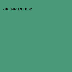 4A9A7A - Wintergreen Dream color image preview