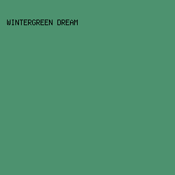 4D926F - Wintergreen Dream color image preview