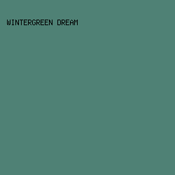 4F8175 - Wintergreen Dream color image preview